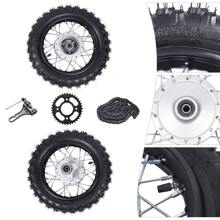 XIANXUS 2.50-10 Front & Rear Tire Rim Wheel Drum Brake Pit Bike For Hon Da CRF50 XR50