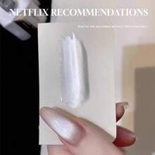 Esmalte para Unhas Miss Comoy, Garrafa Grande de 15 ml, Olho de Gato Branco Fluido, Nova Vermelha Hot Flash, Cola de Olho de Gato com Espelhado e Porcelana Delicada, Pó Magnético Cinza e Preto Variado, Cola de Olho de Gato para Salão de Beleza DIY e de Uso Comum