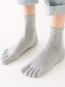 5 Paar Herren Zehentrenner Knöchel-Socken, atmungsaktiv feuchtigkeitsableitend, geeignet für Zuhause und Outdoor Sport