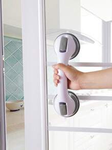 1/2 Pcs Bathroom Bathtub Handle Grab Bar And Shower Pole Handle, Safety Assistance For Disabled, Elderly, Bathroom Tub Grab Bar - Balance Aid, Suitable For Tile, Glass And Hard Plastic Only
