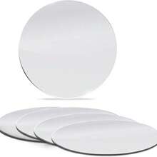 LIXUN 6 pièces Miroirs circulaires en acrylique, pour l'artisanat, la décoration de table de mariage, les projets de DIY