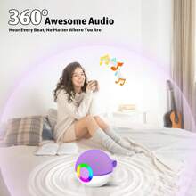 Karaoke Microphone Machine Mini Portable Bluetooth Speaker With 2 Wireless Mics For Christmas Birthday Gifts - Multicolor - View 8