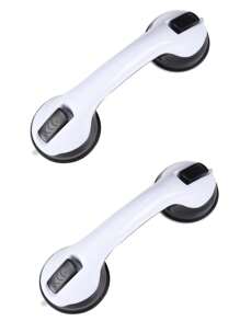 1/2 Pcs Bathroom Bathtub Handle Grab Bar And Shower Pole Handle, Safety Assistance For Disabled, Elderly, Bathroom Tub Grab Bar - Balance Aid, Suitable For Tile, Glass And Hard Plastic Only