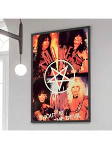 1 件音乐歌手摇滚海报和印刷品帆布画墙画墙壁艺术画适用于客厅家居装饰无框架 - 彩色 - 查看 9