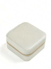 Customized Text Korean Style Internet Celebrity Portable Jewelry Box Storage For High-End Exquisite Jewelry Necklaces, Rings, Earrings, Earrings, Jewelry Storage Box Velvet Portable Jewelry Box Ring Necklace Bracelet Jewelry Box Square Velvet Faux Pearl Jewelry Box Portable Mirror Jewelry Box Storage For High-End Velvet Jewelry Necklaces, Rings, Earrings, Earrings, Jewelry Accessories Back To School,Home Refresh,Customized Jewelry Boxes,Chic Autumn,Home & Living,Haunt Your Home,Souvenirs,Reusable,Adorable,High-Quality,Elegant Living,Artful Living - Multicolor - View 18