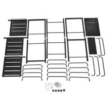 4-Tier Water Jug Rack, Water Rack Stand For Home, Office, Restaurant Water Jug Holder, - Black - View 4