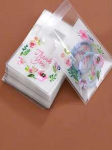100 Peças Sacolas Adesivas Autosselantes, Sacola de Compras, Sacola de Festa, Sacola de Presente para Casamento e Aniversário, Sacola de Artesanato, Lembrancinhas de Festa, Decoração de Aniversário, Decoração de Presente de Festa, Decoração de Casamento, Suprimentos de Festa