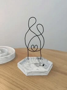 Set de 3 moldes de silicona en formas oval, cuadrada y hexagonal, molde para hacer bandejas de almacenamiento DIY, molde para yeso, resina y base de macetas de flores