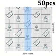 50pcs Waterproof Tape, Transparent Thin Film Dressing Tape, Suitable For Shower, Swimming, Protection And Tattoo Aftercare - Multicolor - View 13