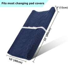 Soft And Breathable Cotton Baby Crib And Baby Changing Pad Protective Cover Suitable For Baby Shower  Diaper Changing Pad Cover
