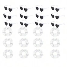 Set di 12 scrunchies in raso per damigelle d'onore, elastici per capelli per addio al nubilato, idee regalo per feste di addio al nubilato, regali per la proposta alle damigelle, non danneggia i capelli