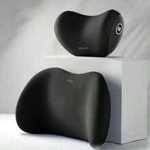 Car Headrest Lumbar Support Memory Foam Vertebral Lumbar Support Car Neck Pillow Back Cushion Office Car Interior Accessories