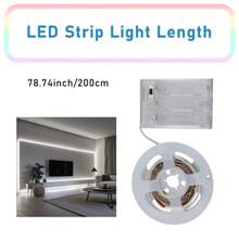Super Bright 1PC Battery Box LED Strip Light: Professional SMD Technology, Battery Box Power Supply (Batteries Not Included), Wine Cabinet Closet Decorative Lighting Preferred! - Battery Box-lED - View 13