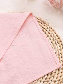 6 Stücke/Set rosa Stoffservietten mit weicher Krümmeltextur, einfarbige quadratische Servietten geeignet für Weihnachten, Hochzeiten, Thanksgiving, Partydekorationen