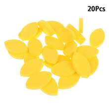 20 piezas Mapa de pestañas para principiantes, gráfico de pestañas hebras, esponjas con forma de ojo para práctica de extensión de pestañas reutilizables - Multicolor - Ver 14