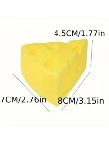 Anti-Stress Toy Simulation Cheese Squeezy Squeeze Slow Rebound Anxiety Relief Sensory Fidget Gifts - Multicolor - View 4
