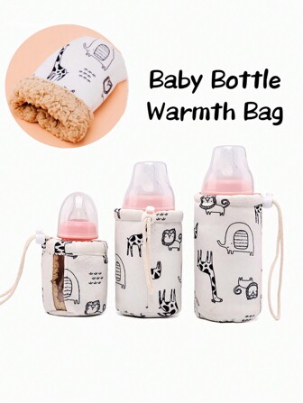 Mjölkflaskas isoleringsskydd i standard i halsstorlek, universella tillbehör för flaskor, termisk påse, flaska mot fallskydd