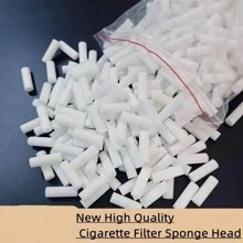 200 pièces Filtre de buse de soufflage d'éponge de cigarette fait main - Accessoires de smoking, accessoires de cigarette parfaits !