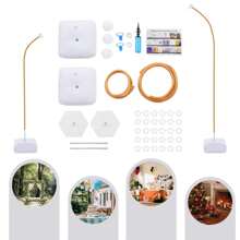 Balloon Arch Kit Half Arch Balloon Stand With Base Balloons Holder Set W/Tubes - Gold - View 9