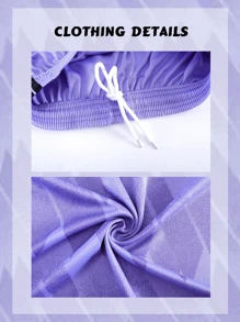 Personaliza los logotipos para ropa deportiva juvenil, personaliza DIY y personaliza tu propio y único conjunto de fútbol morado para jóvenes de Real Madrid (13-16 años) - Conjunto personalizado de camiseta y pantalones cortos