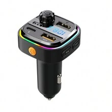 Kfz-Ladegerät FM-Sender MP3-Player Freisprechanlage Kabelloses Bluetooth 5.3 5V3.1A Dual-USB Kfz-Adapter Radiomodulator zur Wiedergabe von USB-Sticks
