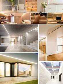 1米/2米/3米/4米/5米柔性LED霓虹灯带，USB电源按钮开关可调光灯，适用于卧室、客厅、展示柜、浴室镜前背景照明 - 白色 - 查看 10