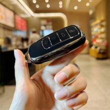 1 Pc Exquisite And Stylish Car Key Protection Cover, Fit For Chery Tiggo 8Plus 8 New 5 Plus 7pro Max Model, Key Case With 4 Buttons - Multicolor-hHD - View 7