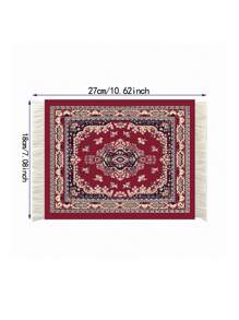 Tassel Mouse Pad, 1 Style Carpet Mouse Pad, Wireless Mouse Pad, Oriental Carpet Mouse Pad, Computer Desk Mounted Mouse Pad