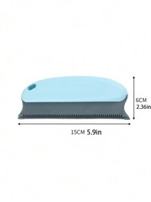 1pc Special Pet Hair Removal Brush, Rubber Bristles, Ergonomic Plastic Handle, Gentle Cleaning, Perfect For Hair Cleaning In Bedrooms And Living Spaces, A Must-Have For The Family.