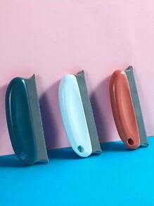 1pc Special Pet Hair Removal Brush, Rubber Bristles, Ergonomic Plastic Handle, Gentle Cleaning, Perfect For Hair Cleaning In Bedrooms And Living Spaces, A Must-Have For The Family.