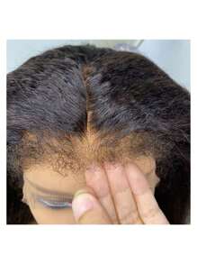Parrucche a fascia per Ognissanti con capelli dritti e kinkys per donne di colore, 34 pollici, scontate, parrucche frontali in pizzo trasparente 13*4 con capelli umani pre-sfoltiti, lisci yaki lunghi, parrucche a fascia senza colla e senza pizzo frontale, realizzate a macchina, colore nero naturale, adatte come regalo di Natale per donne, 8-34 pollici, 34 pollici con baby hair, densità 150%, parrucche frontali in pizzo con capelli dritti e kinkys, adatte come regalo per donne (parrucche bob 8-16 pollici)