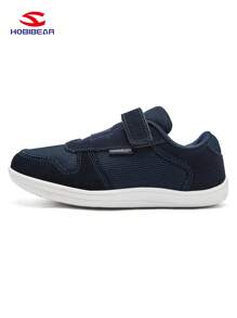 HOBIBEAR 儿童运动鞋，男女童休闲运动鞋，防滑橡胶鞋底，透气网面，宽敞鞋头，轻便舒适，适合户外行走，蓝色，春、夏、秋季皆宜。 - 藍色 - 查看 5
