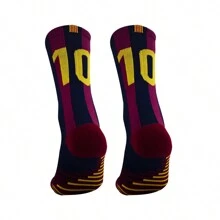 CT TAPESOCKS 足球训练与比赛号运动袜，厚毛圈垫中筒袜，适合骑自行车、跑步、足球、篮球，防滑透气 - 彩色 - 查看 4