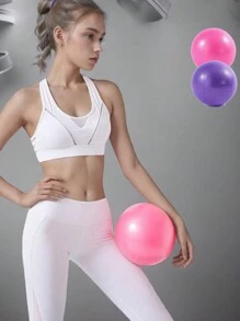 1pc Mini Yoga Ball 25cm Pilates Anti-Burst Gym Ball For Pelvic Floor Training, Fitness And Gym Workout, Exercise Equipment For Women