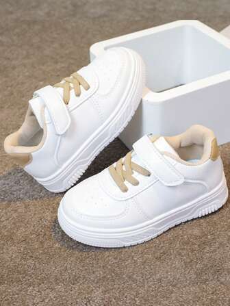 婴幼儿舒适钩环平底防滑休闲运动鞋，轻便跑鞋适合全年户外活动