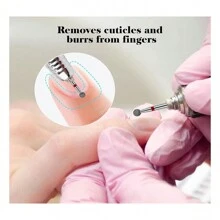 2 Pcs Ball Shape Cuticle Clean Nail Drill Bit 3/32'' Professional Diamond Nail Bit Nail Cleaner For Cuticle Dead Skin - Multicolor - View 3