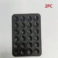 2 szt. Silikonowe przyssawki kwadratowe jednostronne do telefonów komórkowych, dekompresyjne, wybuchowe, silikonowe przyssawki, silikonowe przyssawki do telefonów komórkowych - Wielokolorowe - Zobacz 12