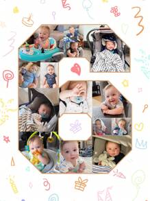 1 pezzo cartellone commemorativo personalizzato con foto, opera d'arte murale personalizzata, aggiungi la tua foto, regalo perfetto per compleanni, anniversari, decorazione per la casa, decorazione murale, stampe personalizzate con le tue foto per famiglia/animali domestici/amanti, decorative e raffinate, per soggiorno, camera da letto, ufficio, sala da tè, casa