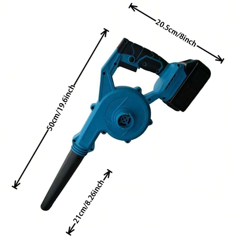 Mini schnurloser Laubgebläse für 18V Makita Akku, Sauger 150CFM bis zu