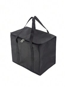 Sacs d'épicerie isothermes de grande capacité, sac fourre-tout réutilisable, sac isotherme doux, sac pour plats à emporter chauds et froids ou livraison de repas, léger, avec fermeture éclair robuste, pliable, debout. Sac de déjeuner pour femmes, boîte à lunch pour femmes et dames, fournitures scolaires et accessoires