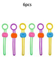 3pcs/6pcs/9pcs/12pcs Snack Sealing Rope, Colored Sealing Straps, Food Preservation Sealing Clip, Three Color Snack Preservation Sealing Clip, Multifunctional Sealing Clip, Wire Management Rope, Tape Sealing Clip, Food Sealing Tape, Creative Food Sealing Buckle - Multicolor - View 13