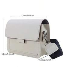 Classic Designer PU Leather Crossbody Bag For Women Travel Handle Handbag Fashion Shoulder Messenger Bag Ladies Small Flap Bag