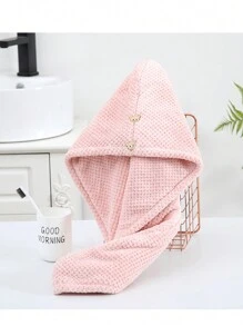 Gorro de ducha de terciopelo coral para mujer, de absorción súper rápida y secado rápido. Toalla envolvente de color mixto para el cabello. Gorro, toalla para el cabello, accesorios y productos para el cabello, esenciales de viaje para peluquería, salón de belleza