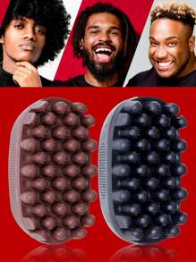 WANMEI 卷发扭辫梳 非洲辫子脏辫梳 可水洗弹性造型梳 1/2件装，脏辫梳，卷发梳，防滑设计，可水洗橡胶，男女通用美发海绵套装，适用于非洲卷发的橡胶扭辫海绵梳，适用于短发的可水洗美发工具，男女通用卷发梳，理发师专用梳子，梳子，美发工具，梳子，后梳，造型梳，卷发梳，边缘梳，梳子，梳头，梳子套装，梳头，卷发梳，解结梳，女士梳子，头发，旅行，美发产品，美发工具，美发用品，理发师，理发师配件，理发店，美发设备