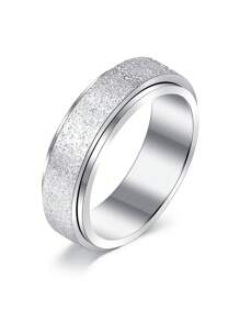 CIZME 1pc/Set Anxiety Ring For Women Fidget Anxiety Rings For Anxiety Rotatable Spinner Rings For Anxiety Stress Relieving Anxiety Rings Spinner Women Stress Roller Rings Anxiety Spinner Ring Size 6-10 - Multicolor - View 15