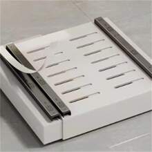 1pc No-Drill Expandable Pull-Out Cabinet Basket Under-Sink Drawer Dish Rack Kitchen Storage Organizer - Multicolor - View 7