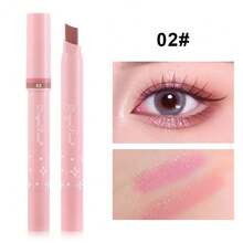 Dual-Tone Shimmer Eyeshadow Pencil With Twist-Up Gradient Dual-Color Eyeshadow Stick, Easy To Apply Tie Dye Eyeshadow, Smudge-Resistant Eyeshadow Pencil, Slouchy Girl Eyeshadow Stick - DR105 - View 11