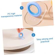 Monalife 1/3pcs Toilet Lid Lifter Toilet Covers Toielt Lid Lifting Handle Toilet Lifter Tool Toilet Caps Toilet Handle Toilet Cover Handle Portafilter Handgrip Abs Clamshell Toiletries Touch