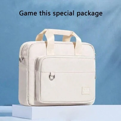 1 st stor kapacitet fräsch och enkel damdatorväska, pendlarportfölj för män, spel denna axelväska (skicka axelrem) tillbaka till skolan