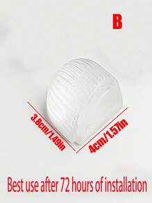 1/2/4/8/16件透明亚克力门挡，免打孔门碰门吸门挡防撞装置，自粘式透明门挡，墙面保护 - 彩色 - 查看 4